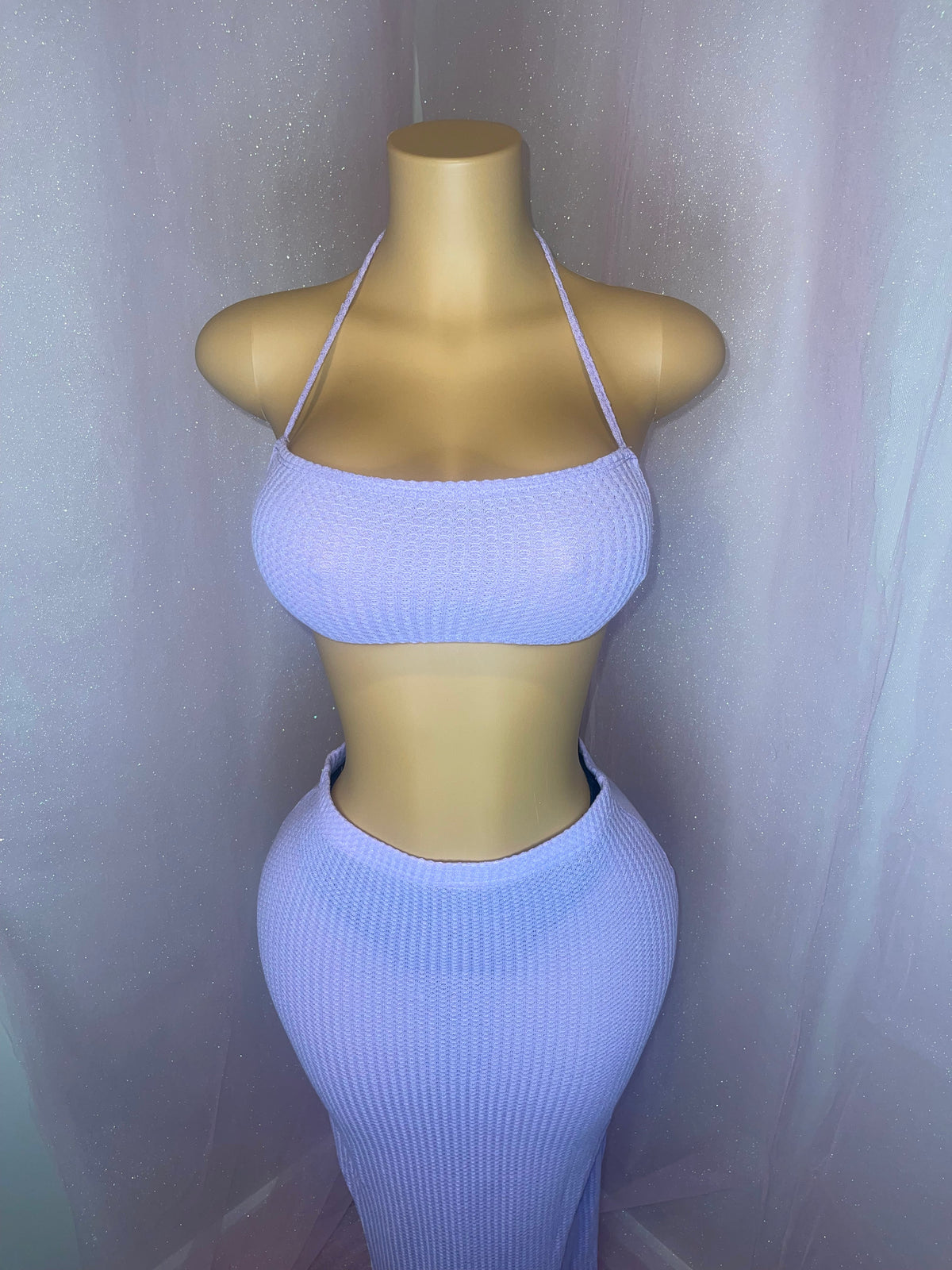 Knitted Skirt Set